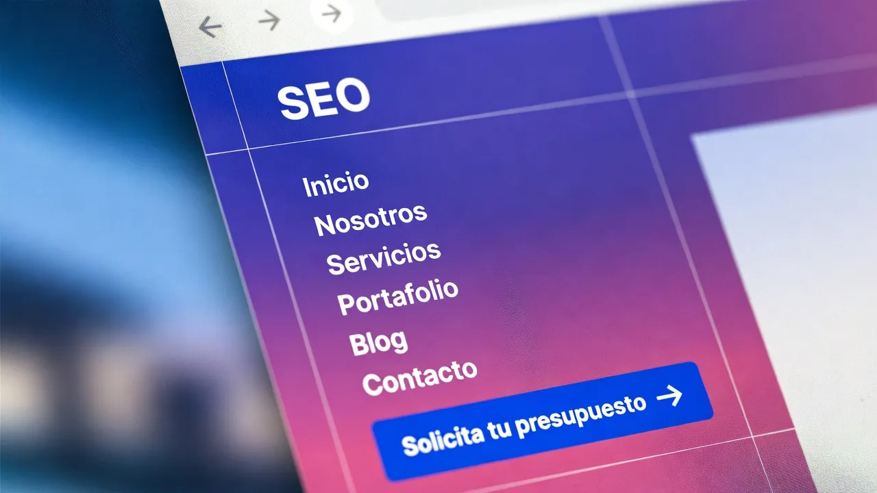 Menú de navegación y su impacto en el diseño web SEO