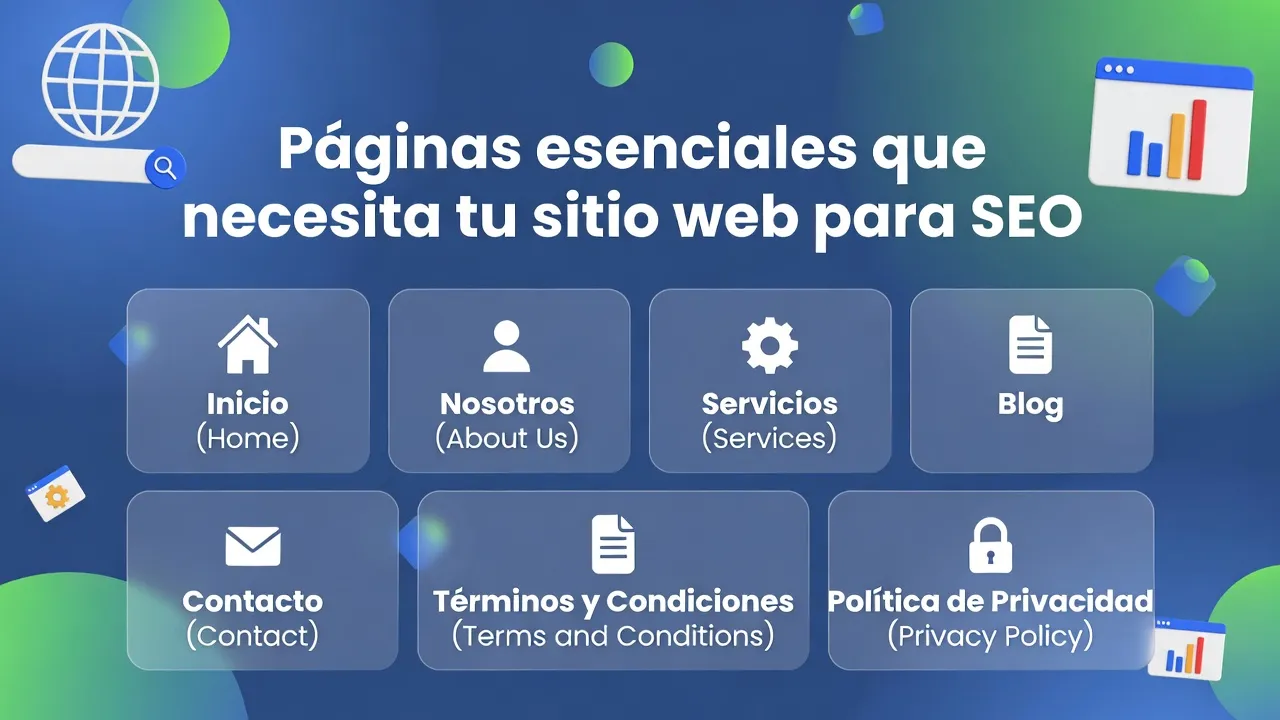 Las páginas esenciales que todo diseño web SEO necesita