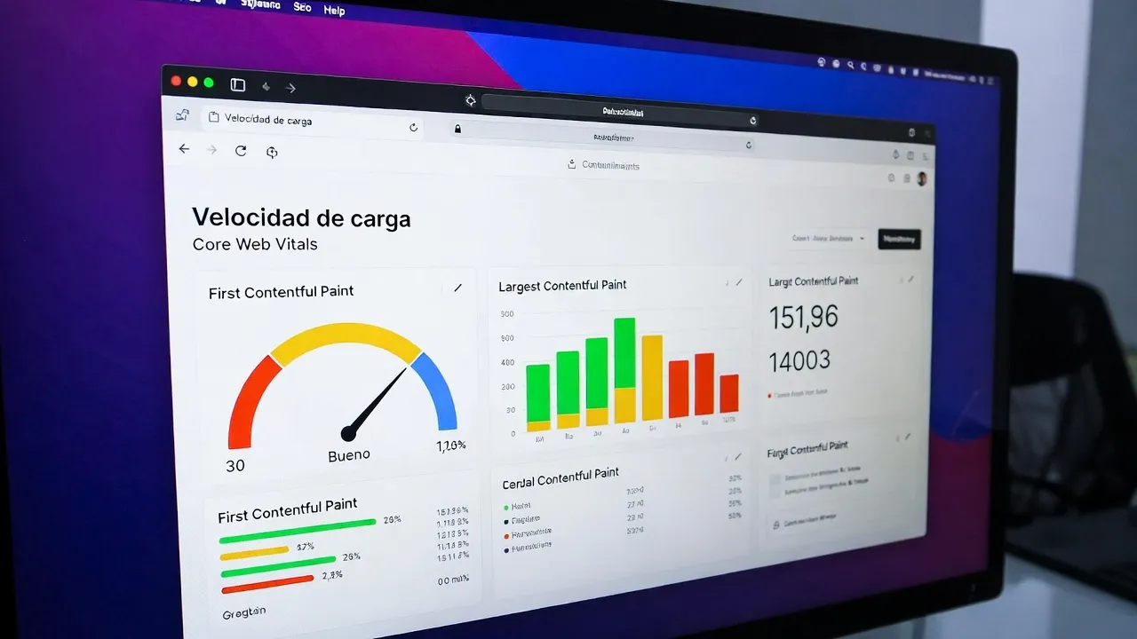 Velocidad de carga y Core Web Vitals
