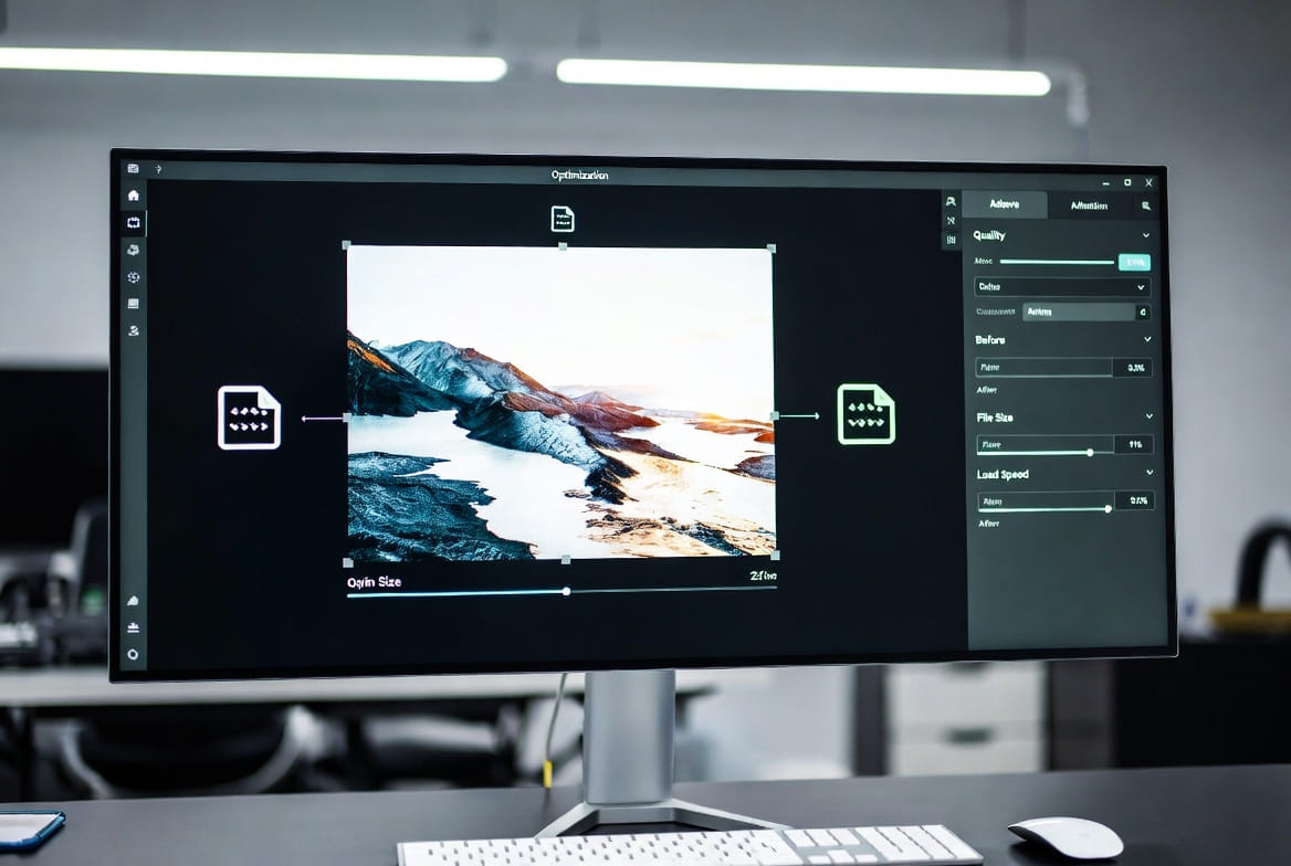 Panel de compresión y ajustes de calidad Panel de compresión y ajustes de calidad