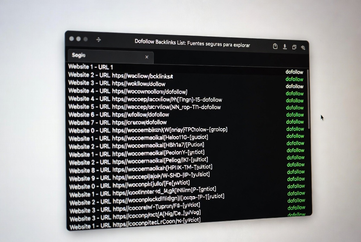 Dofollow backlinks list: fuentes seguras
