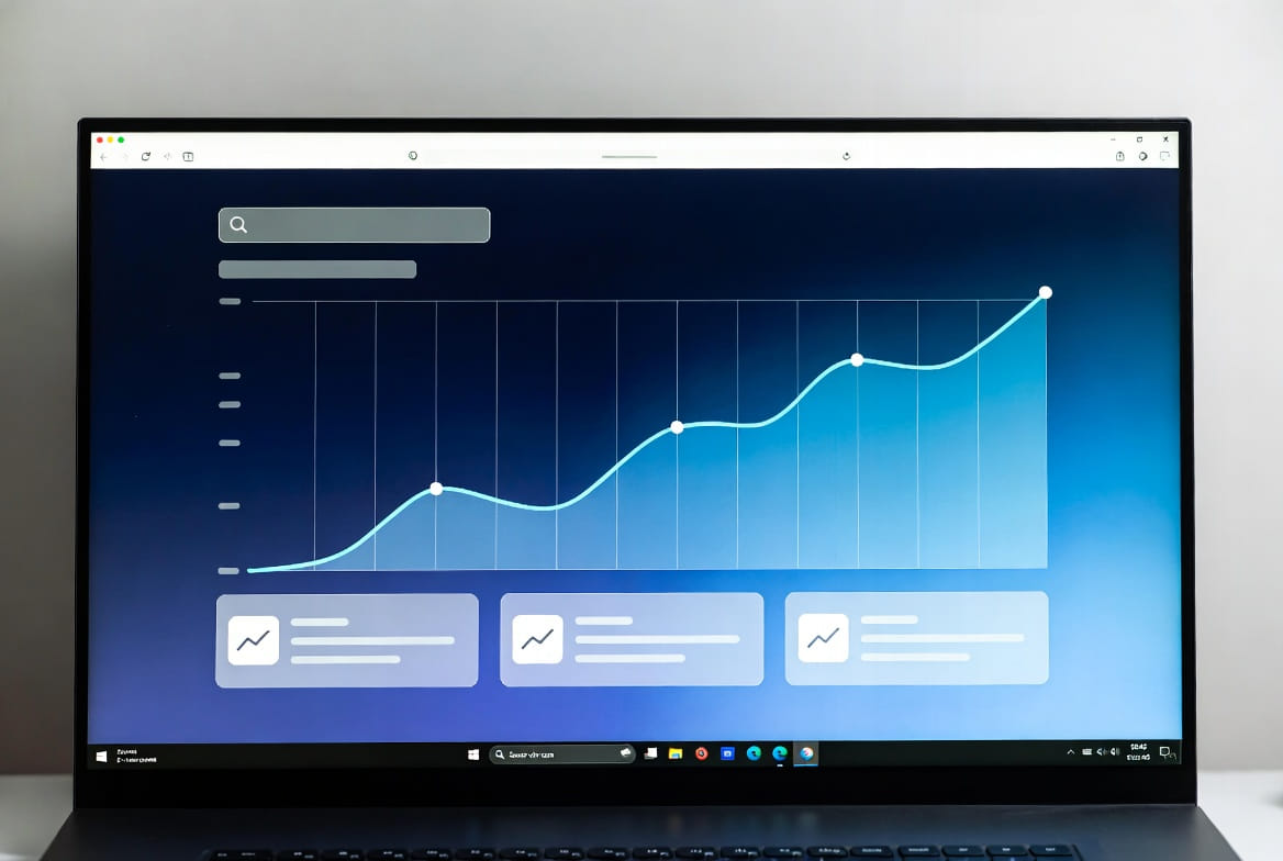 Gráfica de crecimiento y autoridad relacionada con SEO Gráfica de crecimiento y autoridad relacionada con SEO
